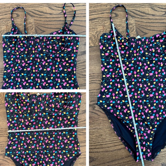 Solid & Striped Taylor One-Piece Swimsuit in Multi Floral Vines, NWT - Picture 16 of 16